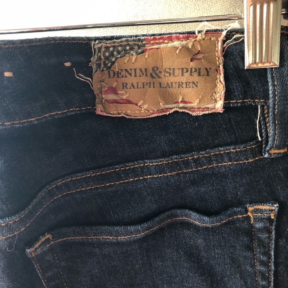Denim jeans.